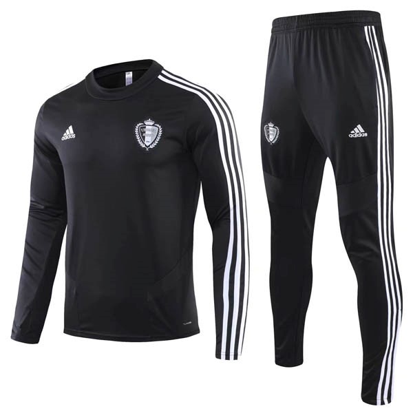 Chandal Bélgica 2019 Negro Blanco